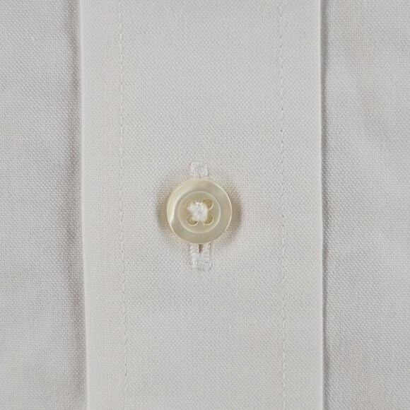Brooks Brothers Cotton Regent Non-Iron White 17.5 4/5 Pocket Shirt Button Up - Picture 5 of 16